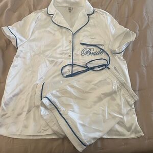 Lulus Bride Pajama Set